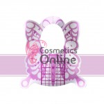 Sabloane pentru unghii SB048 Fluture Silver-Pink 500 bucati